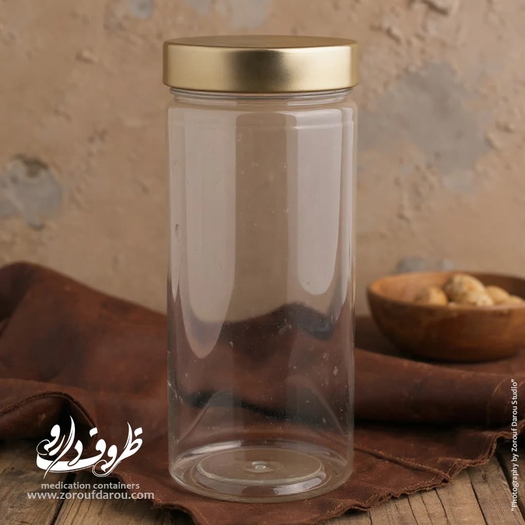 قوطی جار 750 سی سی دهانه 70 — تصویر ۷