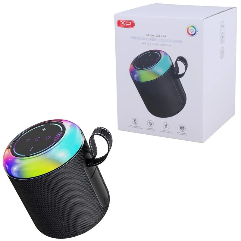 اسپیکر بی سیم 8وات XO مدل XO-F67 – مشکی — تصویر ۶