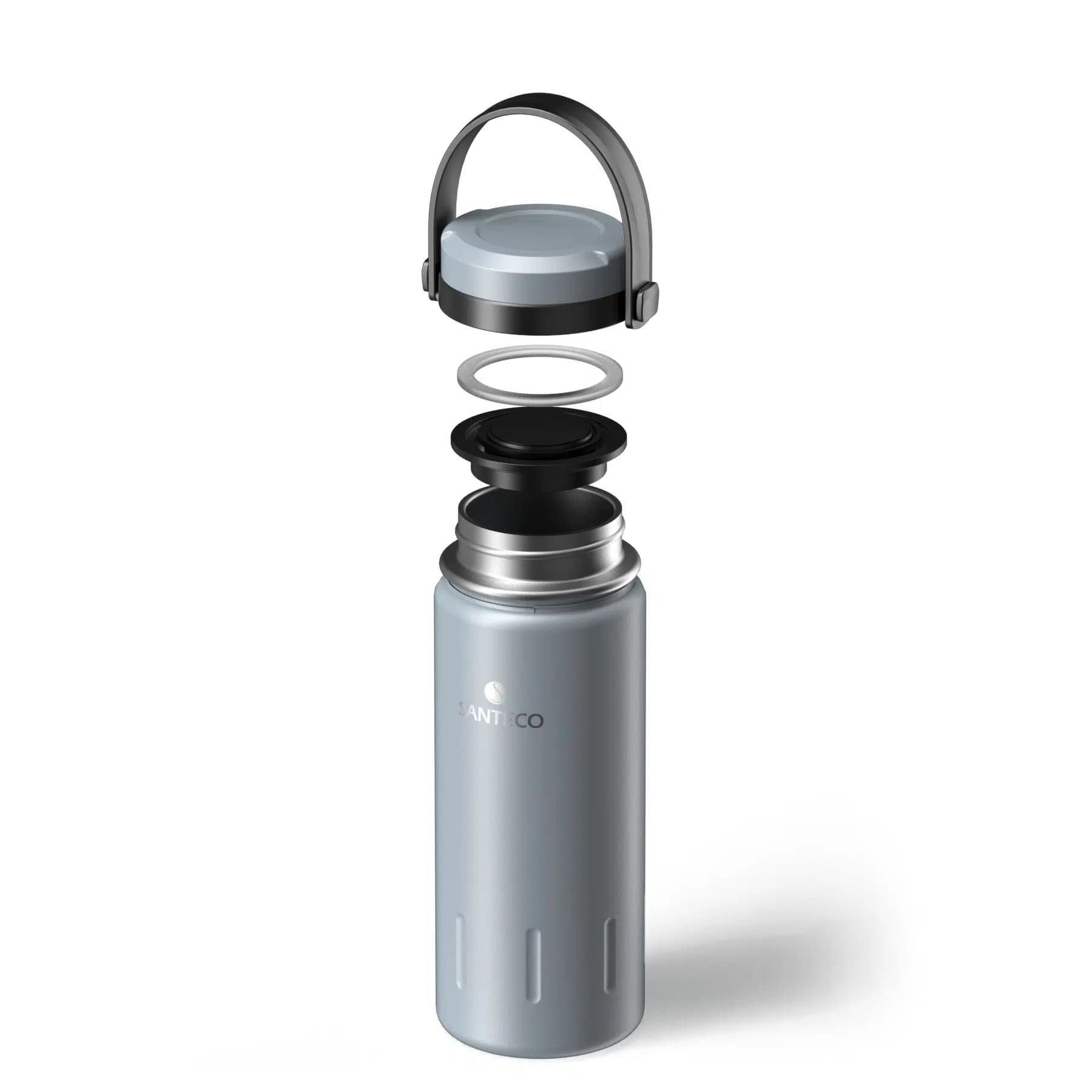 فلاسک دوجداره سانتیکو 500 میلی لیتر مدل KOYA SS کد HD-500-91 — تصویر ۳