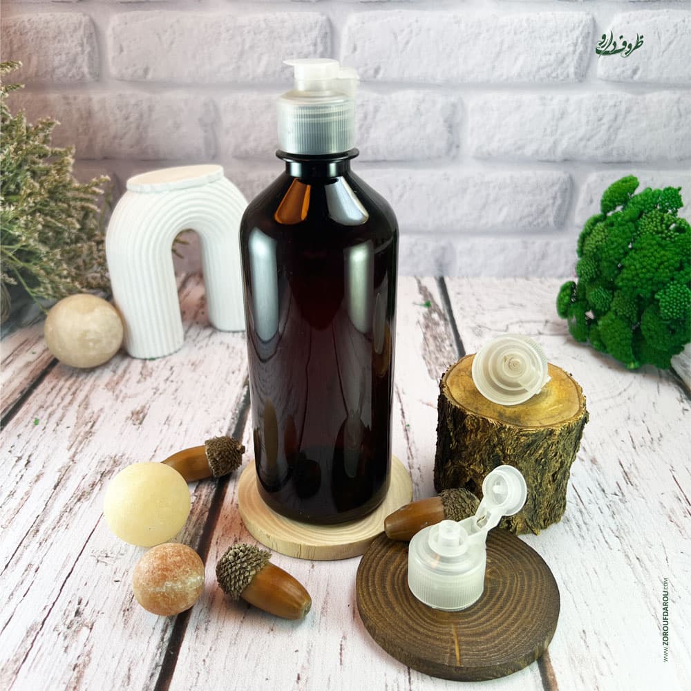 بطری پلاستیکی پت 450 سی سی گرد دهانه 28 — تصویر ۳