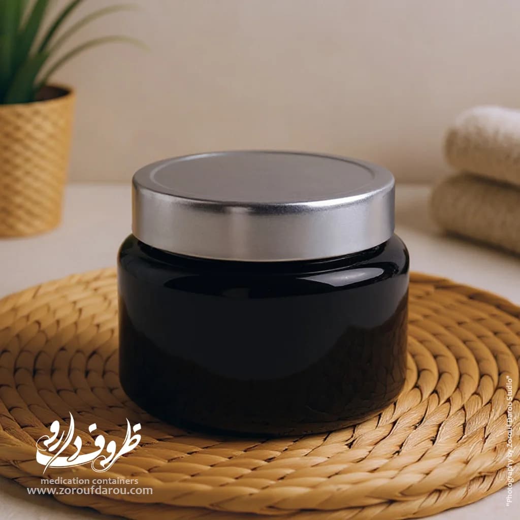 قوطی کرم درب پیچ 230 گرمی — تصویر ۴