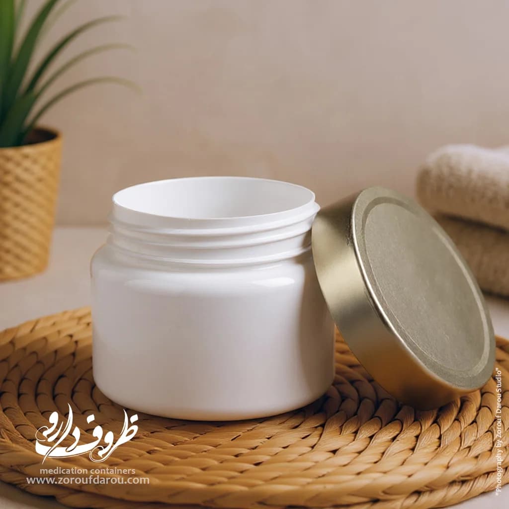 قوطی کرم درب پیچ 230 گرمی — تصویر ۷