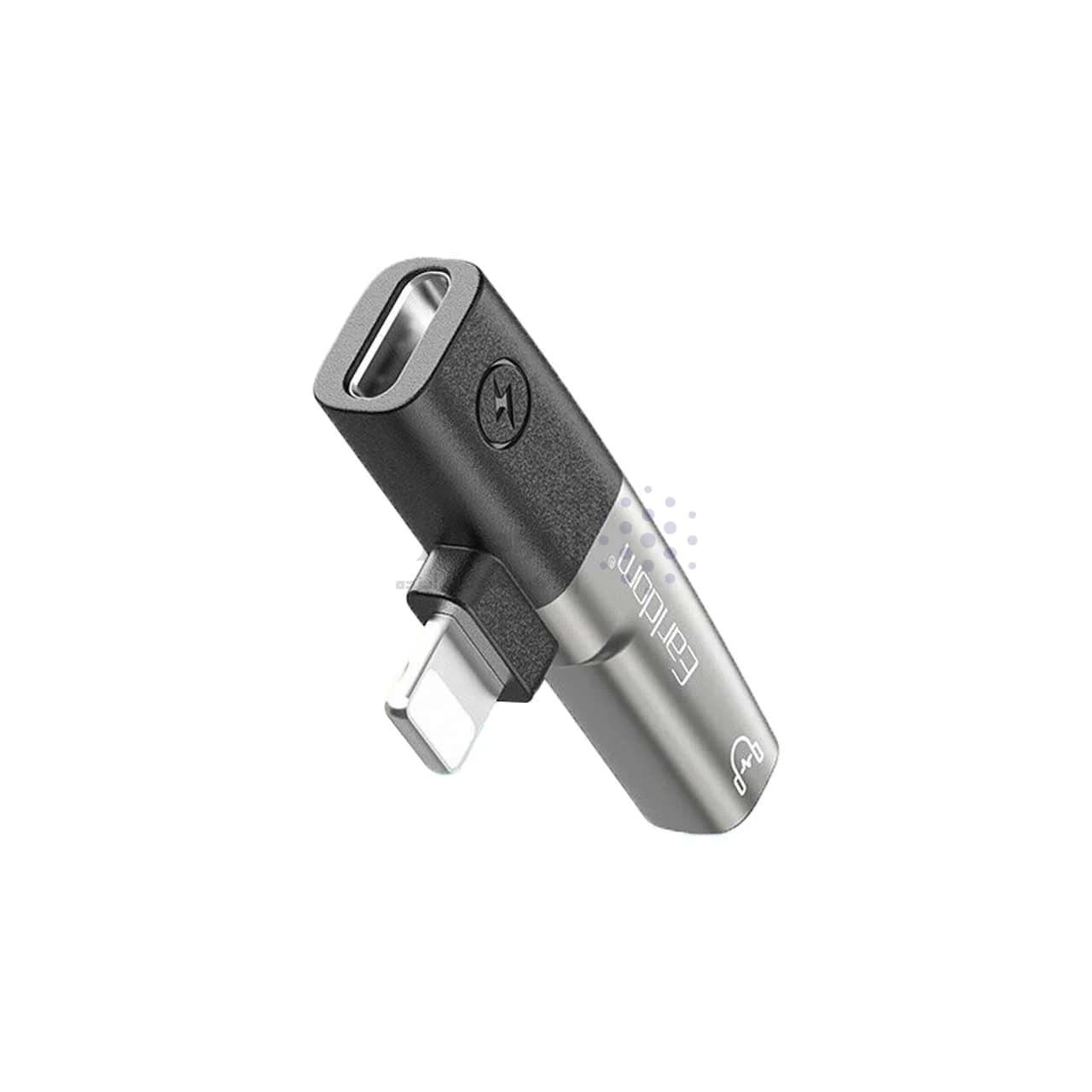 تبدیل Earldom Type-C / AUX To Lightning مدل OT107L – خاکستری — تصویر ۴