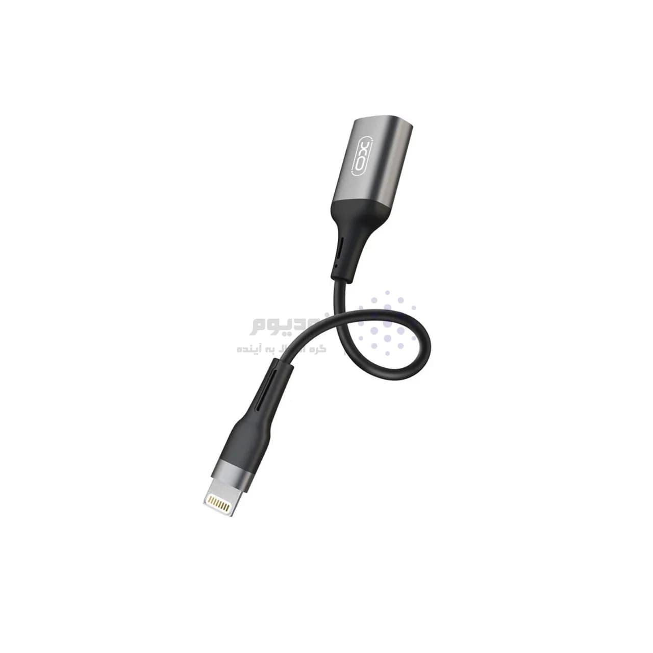 کابل XO Lightning TO USB OTGمدل XO-NB201 – مشکی — تصویر ۳