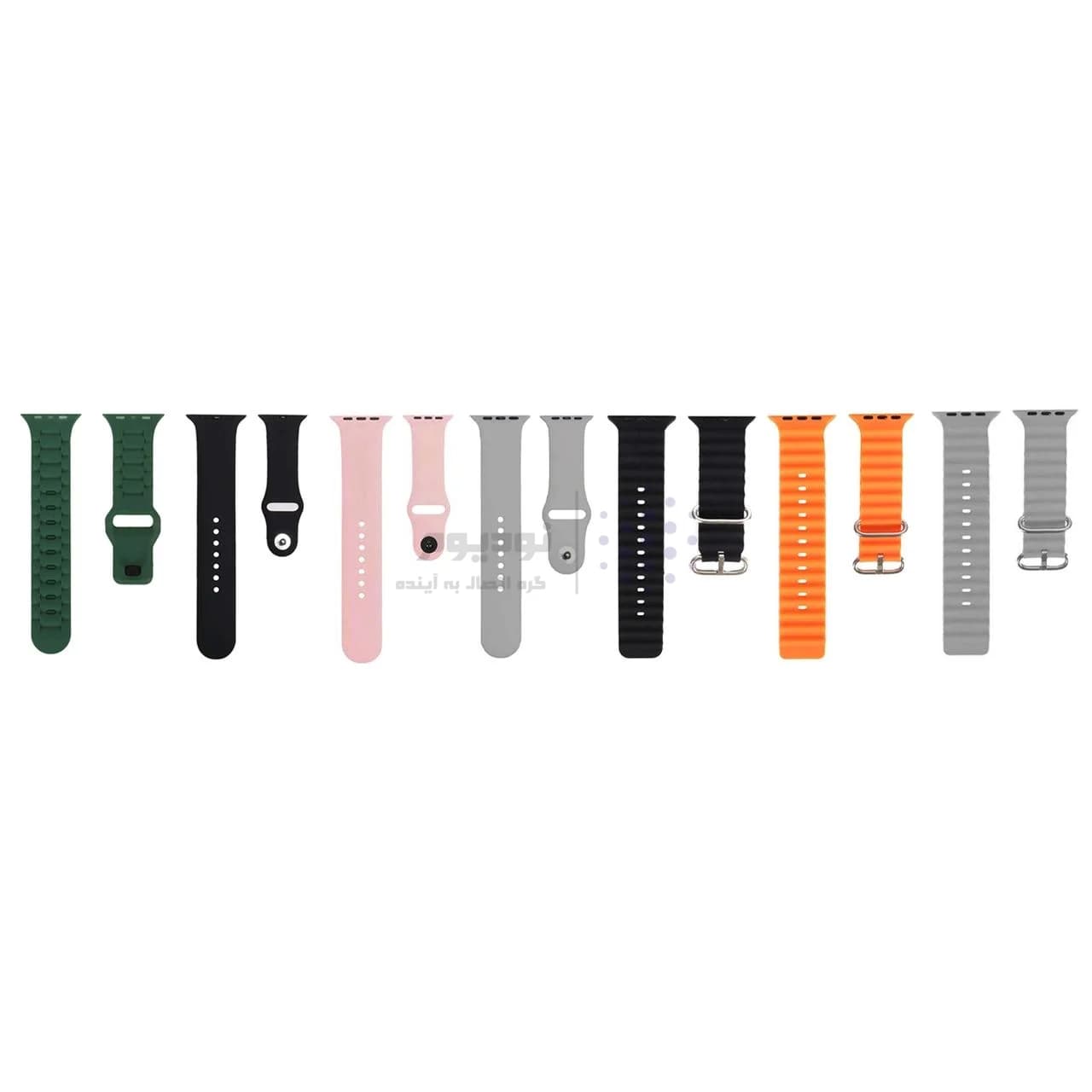 پک ساعت هوشمند و ایرفون بی سیم KEQIWEAR مدل KW95 Ultra 3 – مشکی — تصویر ۷
