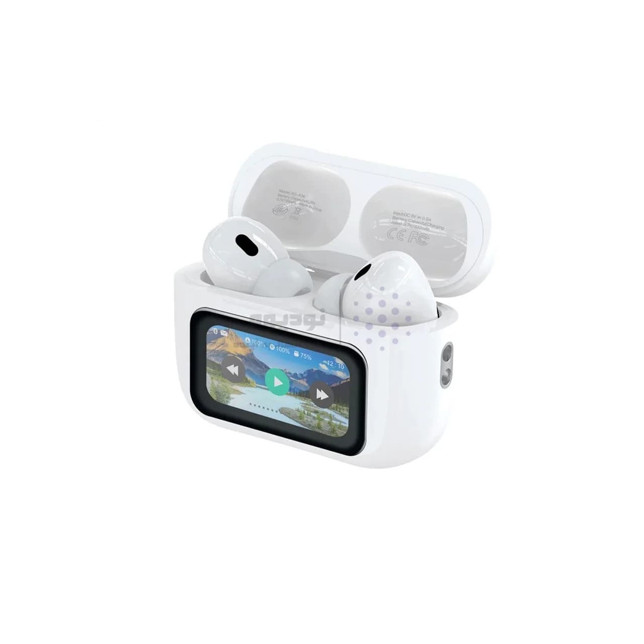 ایرفون بی سیم XO باقابلیت ANC و صفحه نمایشگر لمسی مدل X36 – سفید — تصویر ۴