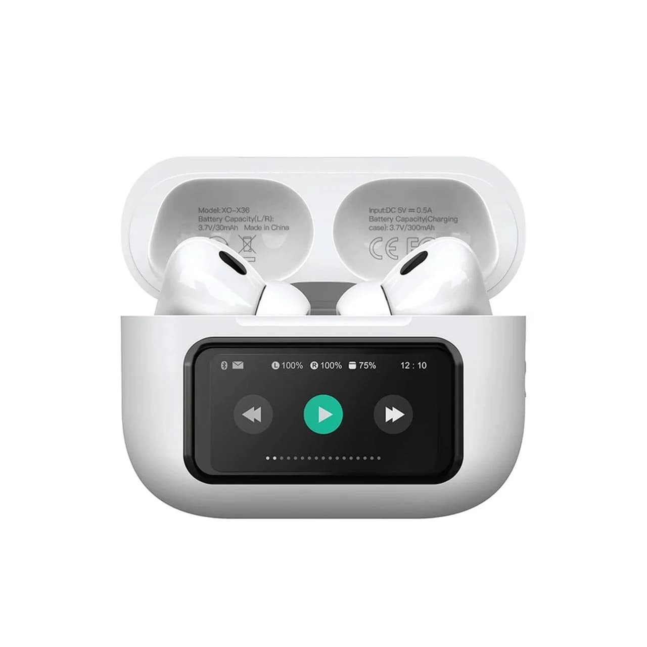 ایرفون بی سیم XO باقابلیت ANC و صفحه نمایشگر لمسی مدل X36 – سفید