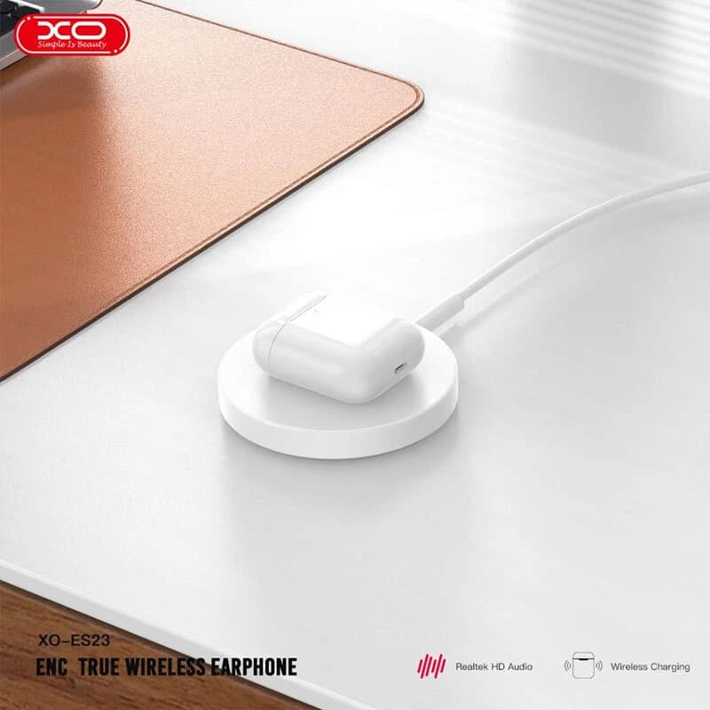 ایرفون بی سیم XO با قابلیت وایرلس شارژ مدل ES23 – سفید — تصویر ۸