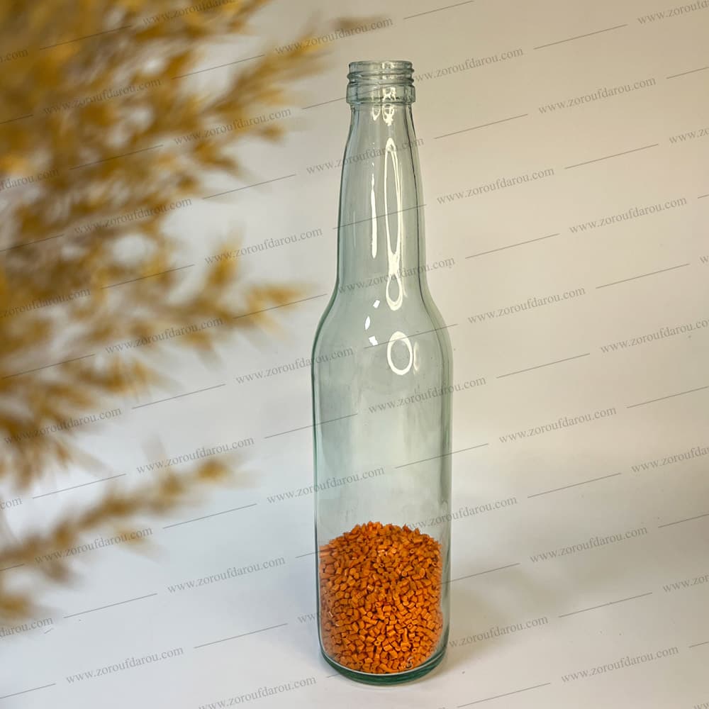 بطری آبلیمویی شیشه ای 410 سی سی