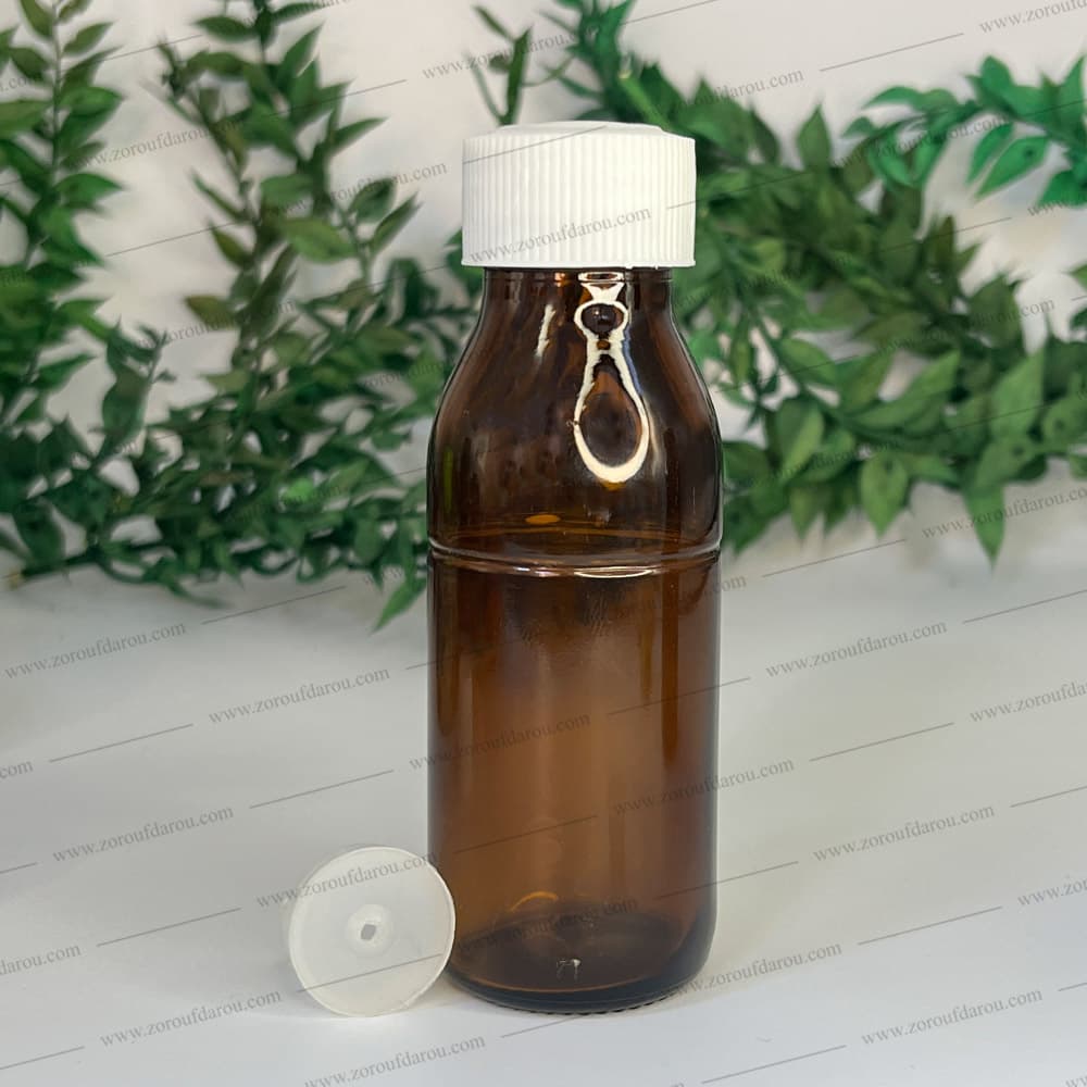 شیشه شربتی 90 سی سی خط دار — تصویر ۵