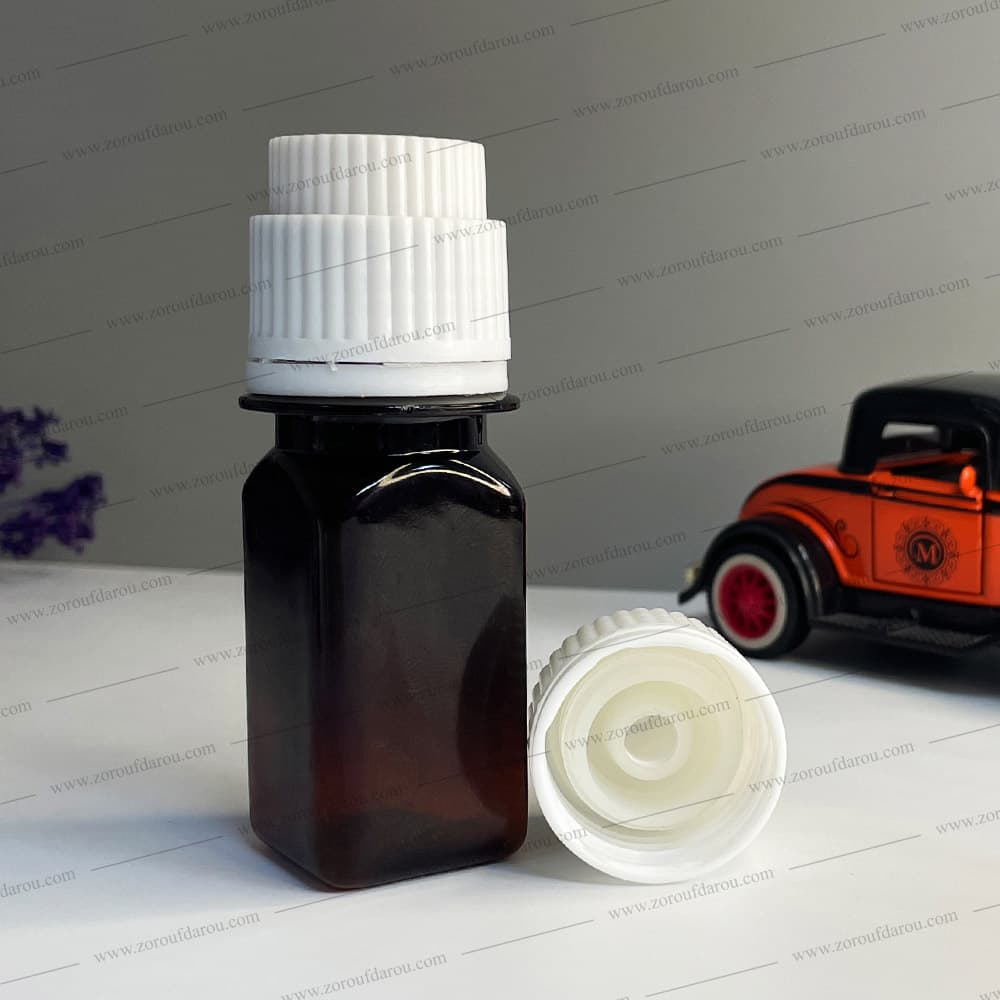 بطری پلاستیکی پت 40 سی سی چهارگوش دهانه 28 — تصویر ۸