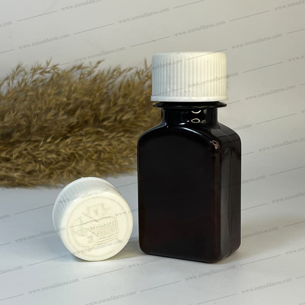 بطری پلاستیکی پت 60 سی سی کتابی دهانه 28 — تصویر ۴