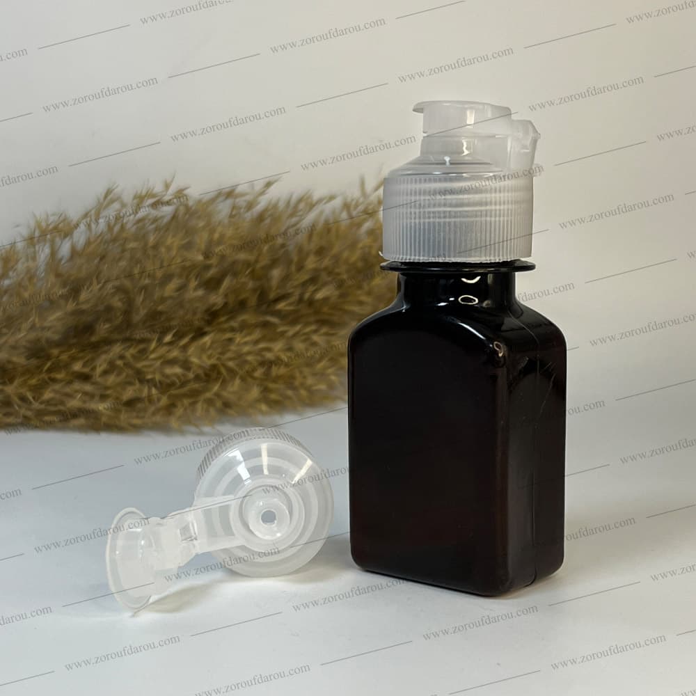 بطری پلاستیکی پت 60 سی سی کتابی دهانه 28 — تصویر ۵