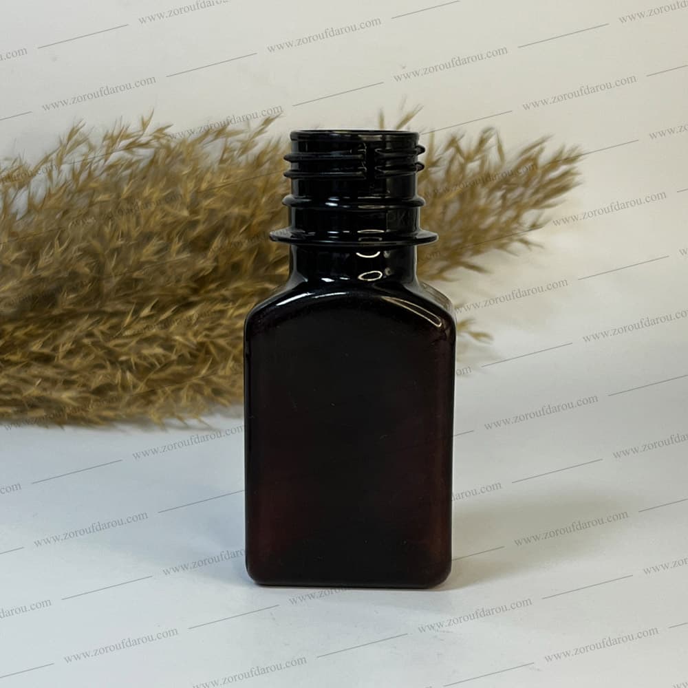 بطری پلاستیکی پت 60 سی سی کتابی دهانه 28 — تصویر ۹