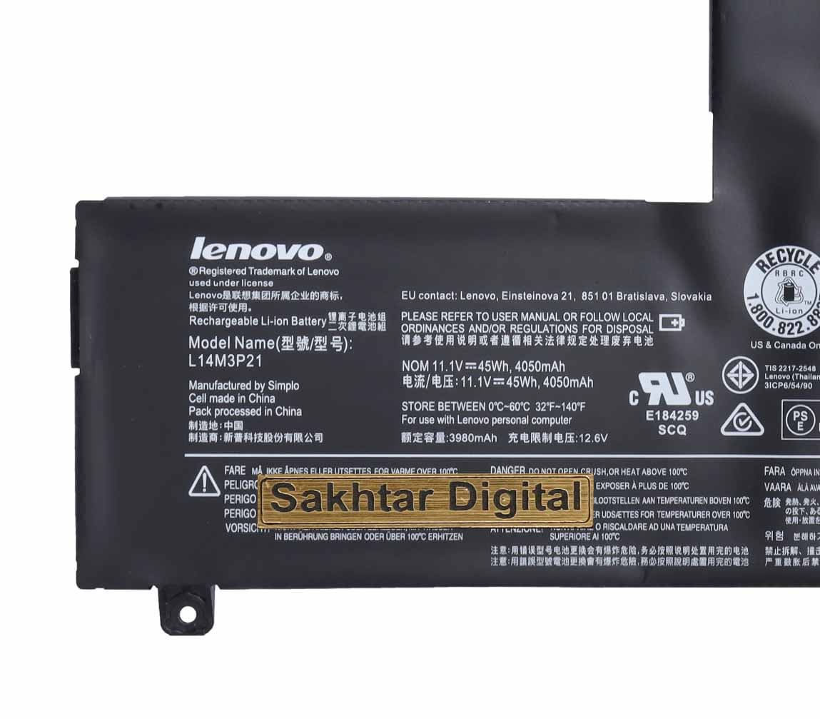 باتری اورجینال لپ تاپ لنوو Lenovo Flex 3 — تصویر ۵