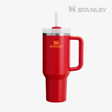 ماگ تامبلر نی دار استنلی STANLEY QUENCHER H2.0 TUMBLER 30 OZ- 887ml — تصویر ۵