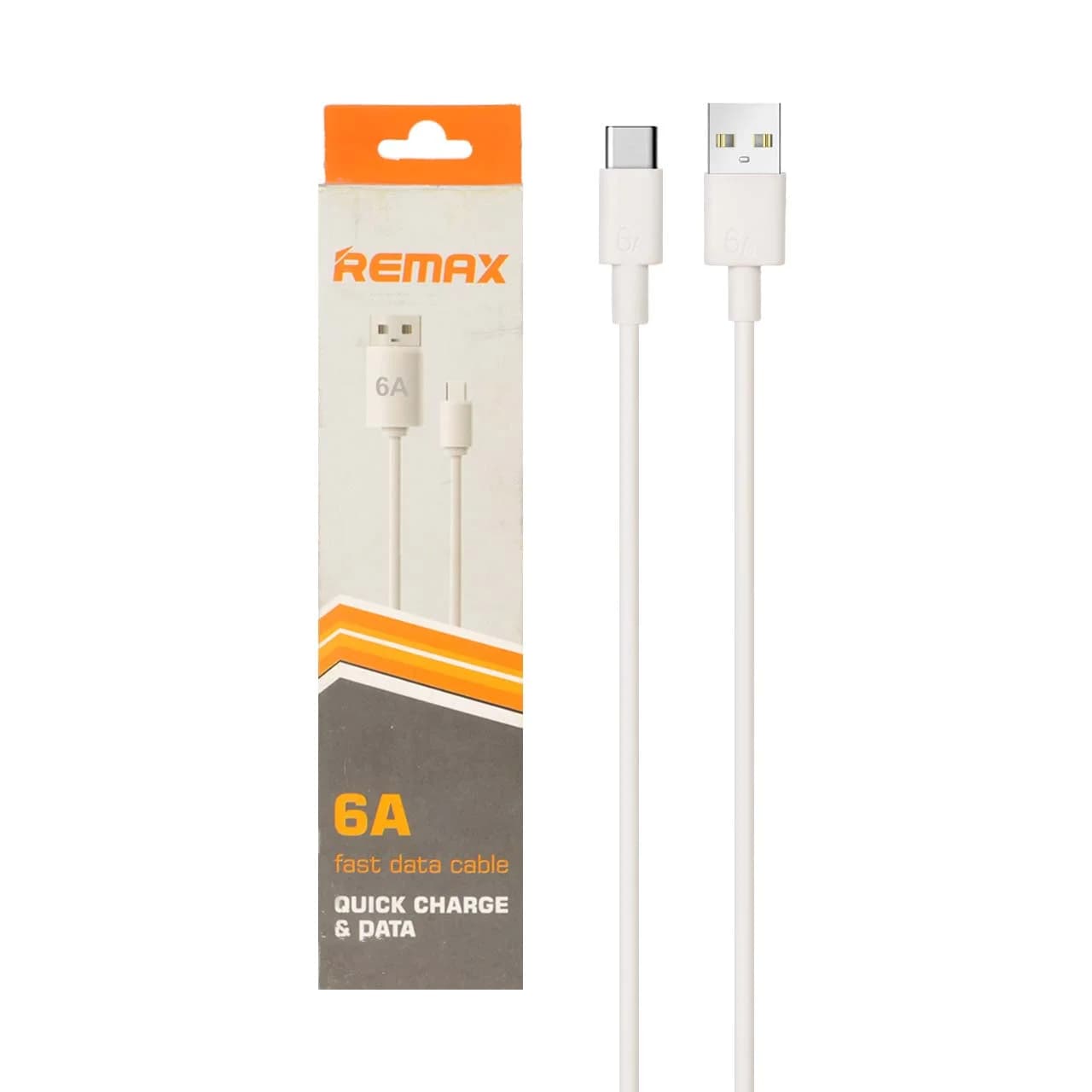کابل شارژ فست Remax Type-C 6A – سفید – MMS