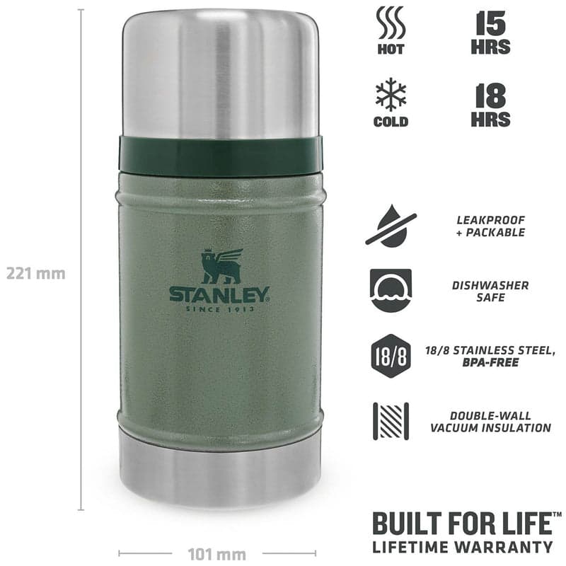 ظرف غذای کلاسیک استنلی STANLEY CLASSIC FOOD JAR 24 OZ | 0.7 L — تصویر ۵