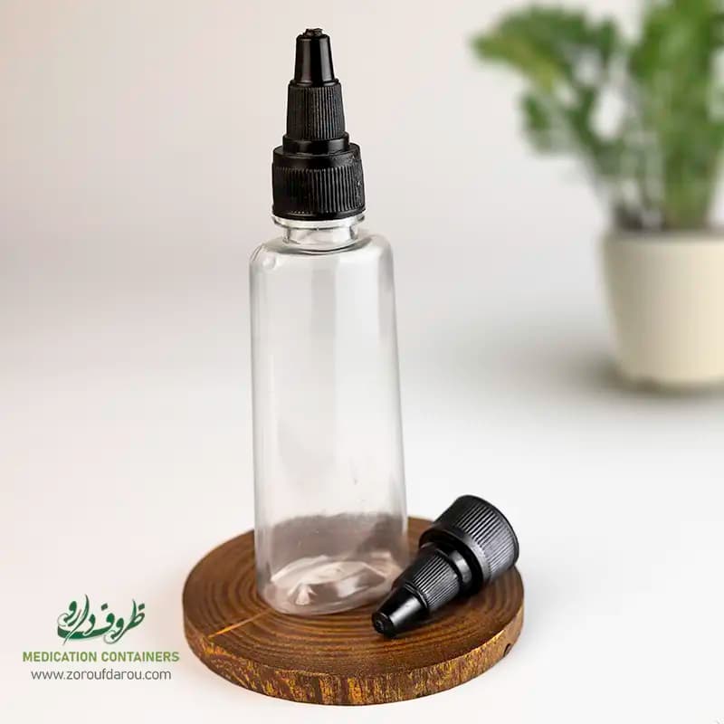 بطری پلاستیکی پت 60 سی سی آلفا دهانه 18 — تصویر ۵