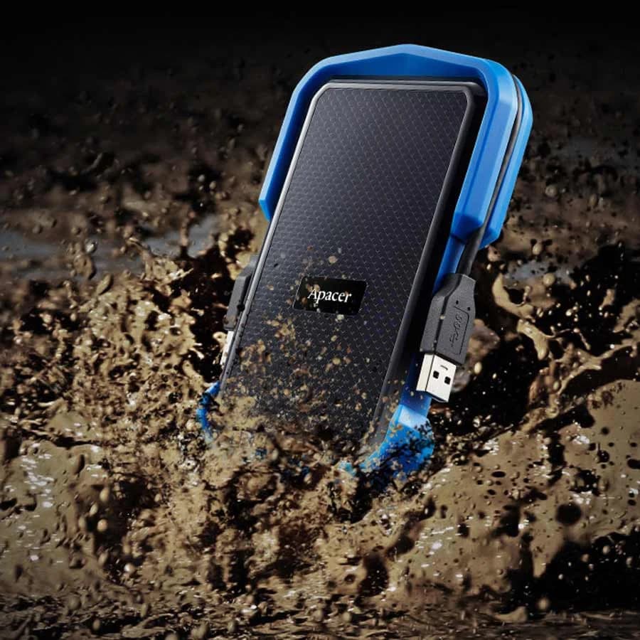 هارد اکسترنال Apacer مدل AC631 ظرفیت 1TB – مشکی آبی — تصویر ۹