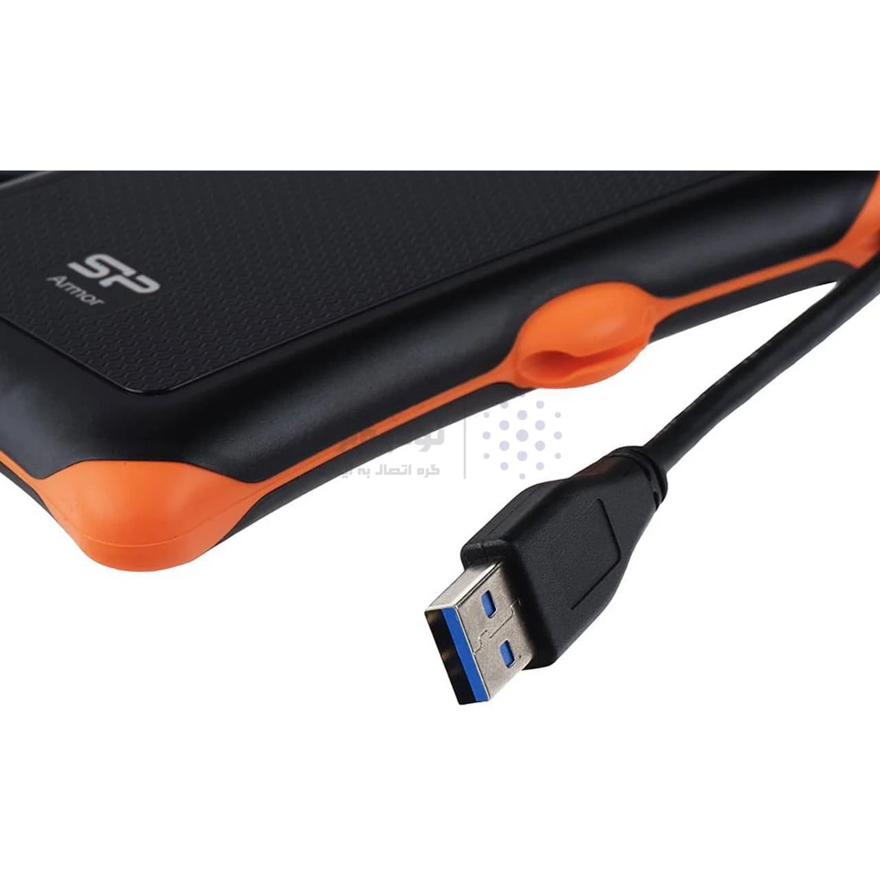 هارد اکسترنال silicon power USB3.2-1TB مدل Armor A30 مشکی نارنجی — تصویر ۶