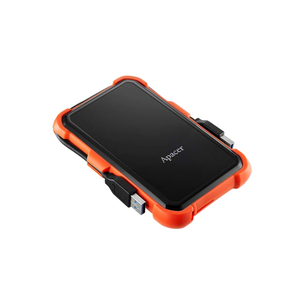 هارد اکسترنال Apacer مدل AC630 ظرفیت 2TB – مشکی نارنجی — تصویر ۳