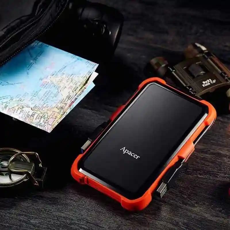 هارد اکسترنال Apacer مدل AC630 ظرفیت 2TB – مشکی نارنجی — تصویر ۱۲