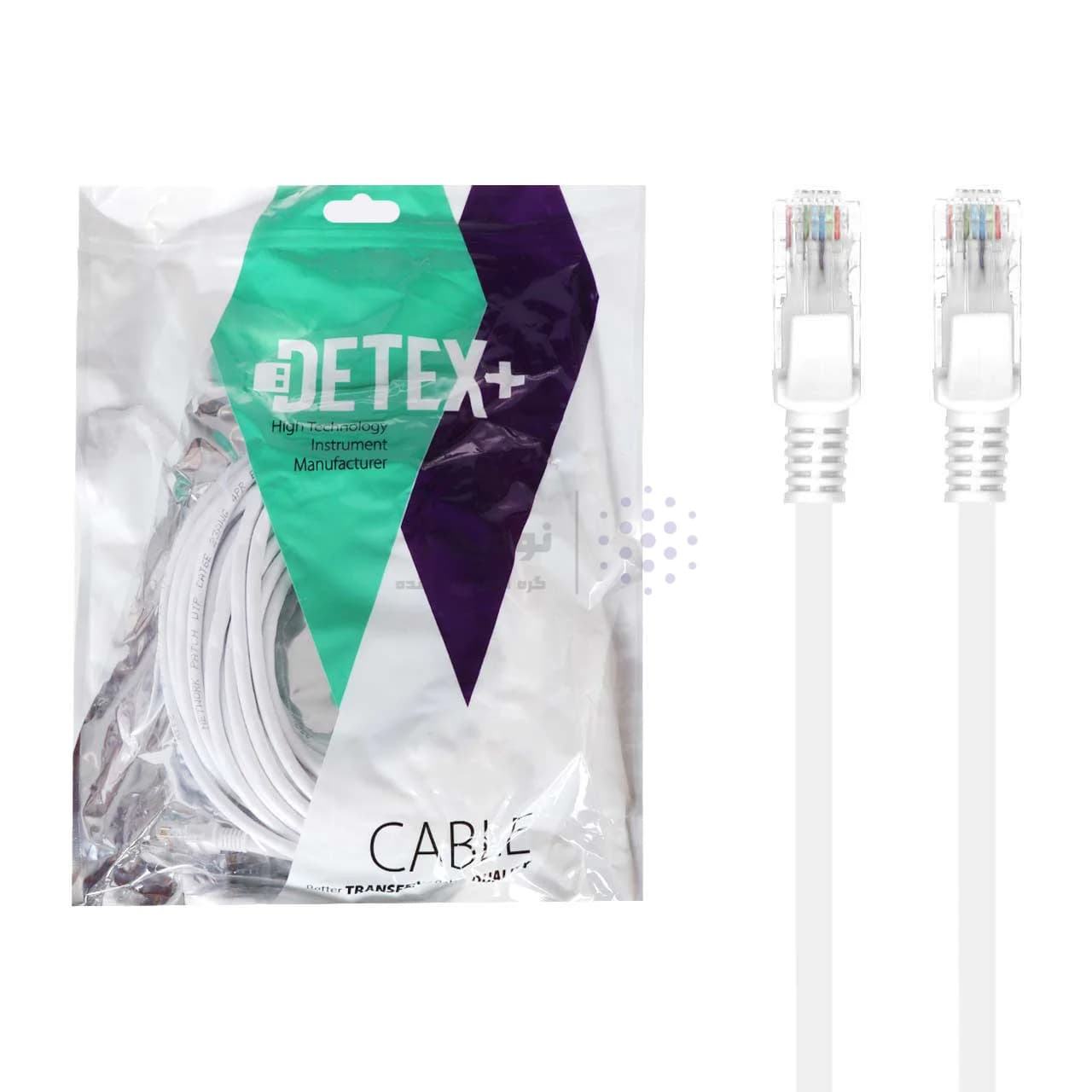 کابل شبکه 2 متری DETEX+ Cat5 — تصویر ۳