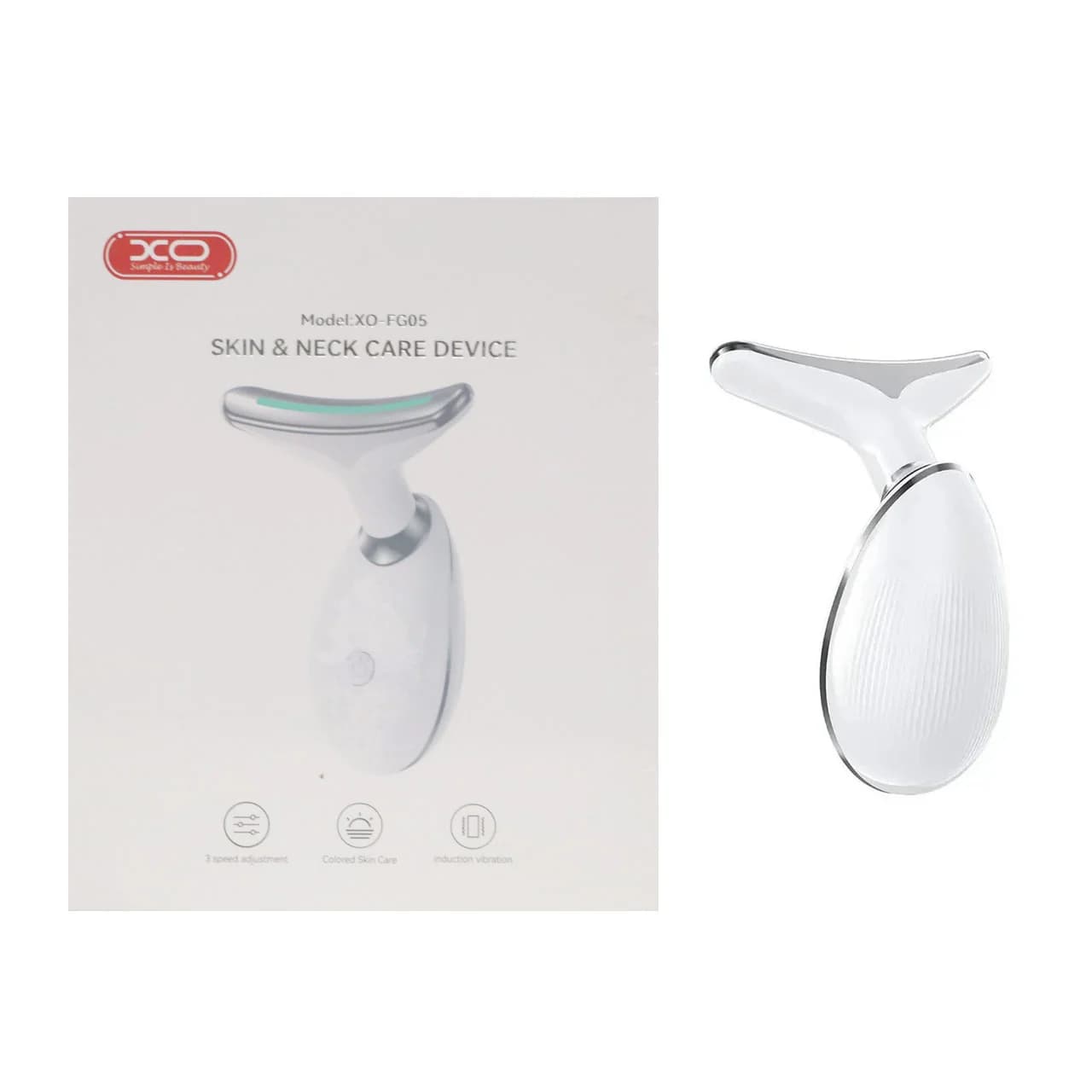 دستگاه مراقب پوست و لیفت چین و چروک گردن XO مدل XO-FG05 – سفید — تصویر ۲