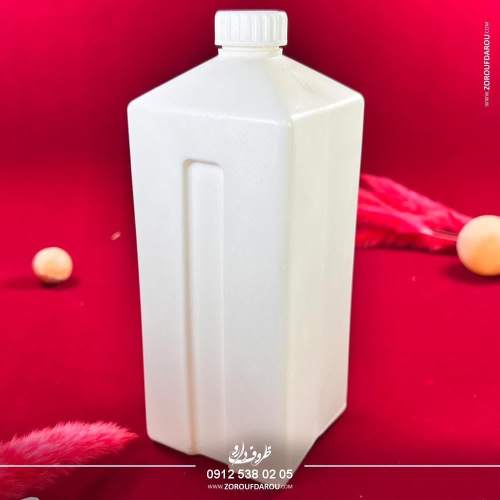 بطری ویال پلاستیکی یک لیتری چهارگوش