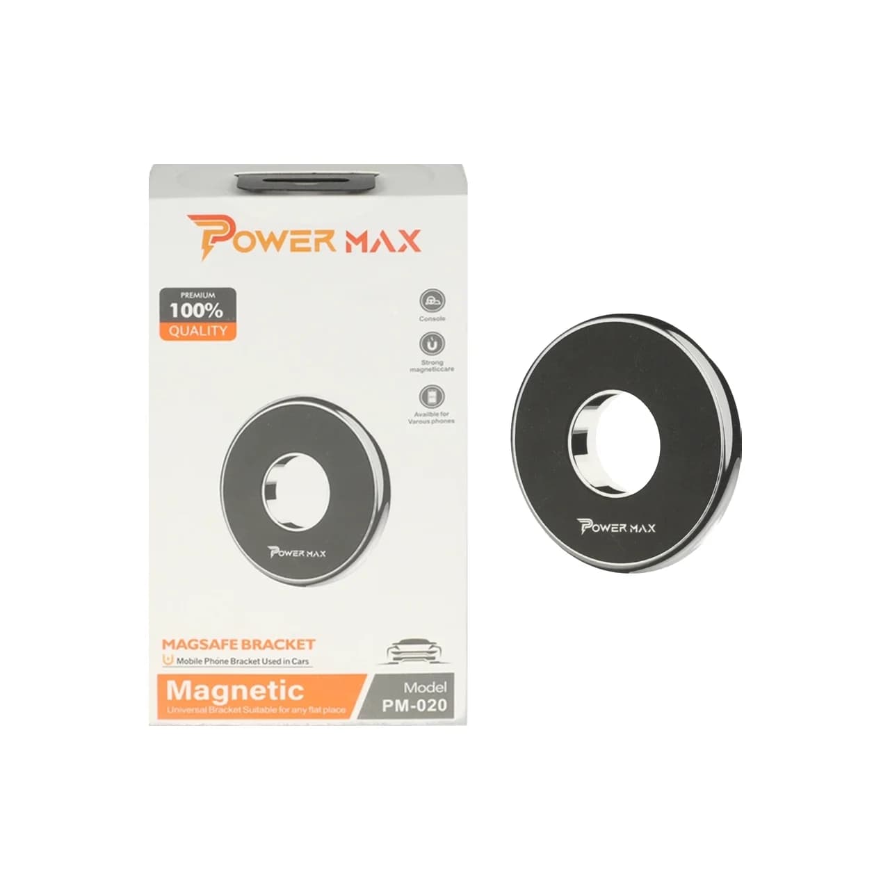 هولدر مگنتی گوشی موبایل Power Max مدل PM-020 – مشکی — تصویر ۲