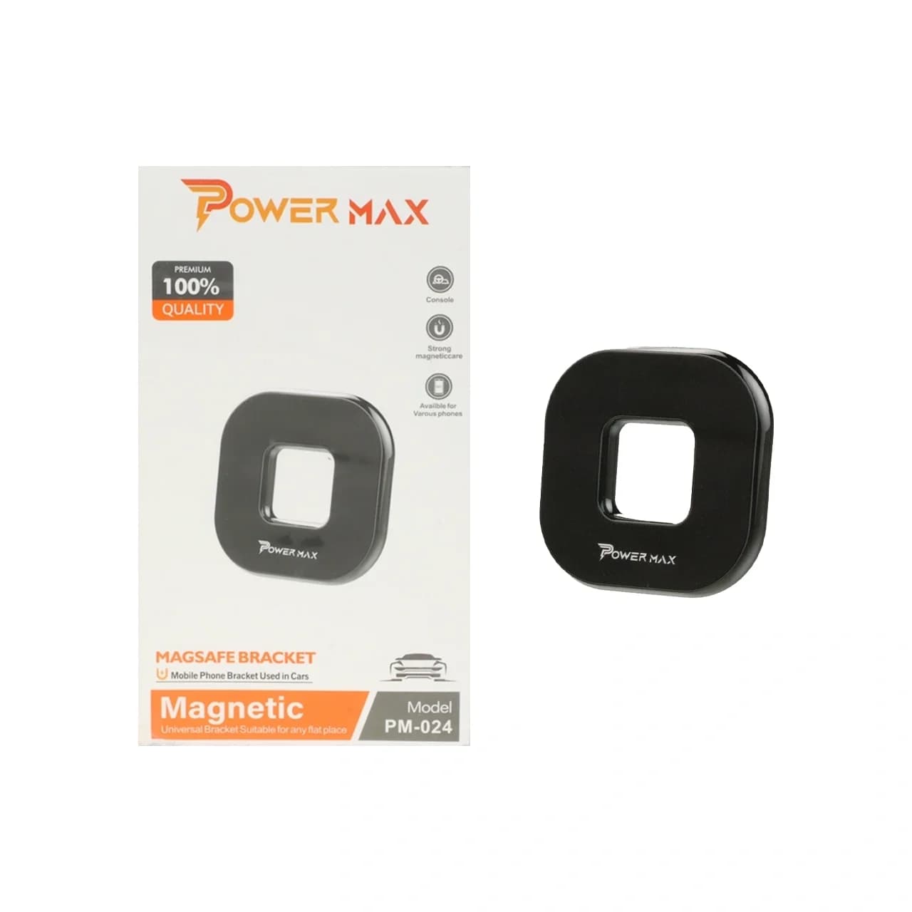 هولدر مگنتی گوشی موبایل Power Max مدل PM-024 – مشکی