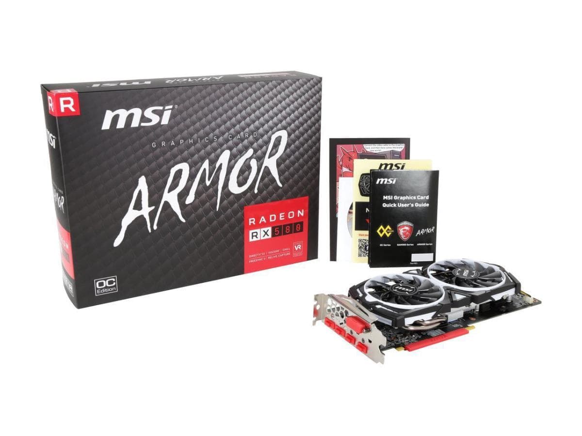 کارت گرافیک ام اس آی مدل RADEON RX 580 ARMOR 8G OC — تصویر ۸