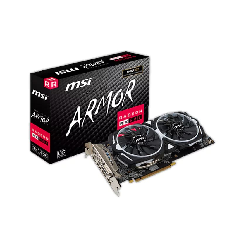 کارت گرافیک ام اس آی مدل RADEON RX 580 ARMOR 8G OC — تصویر ۹