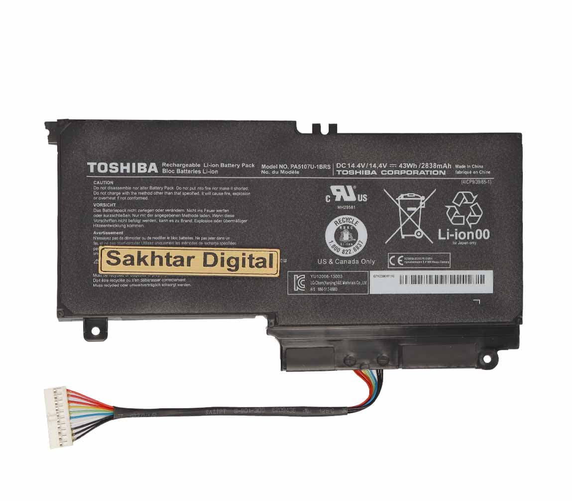 باتری اورجینال لپ تاپ توشیبا Pn: PA5107U) Toshiba S55) — تصویر ۳