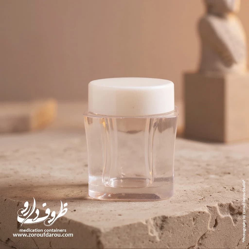 قوطی کرم کریستال 10 گرمی چهارگوش — تصویر ۸