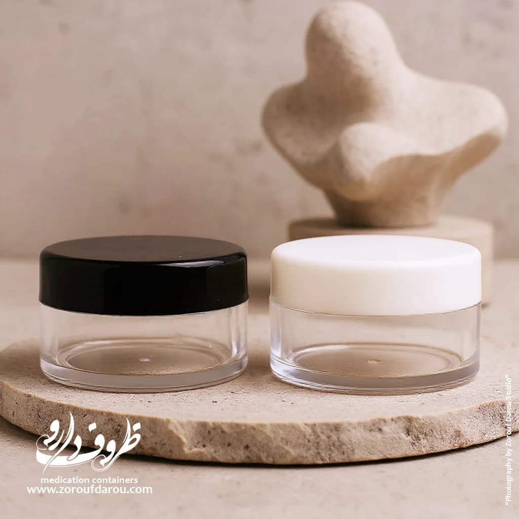 قوطی کرم کریستال 10 گرمی تخت