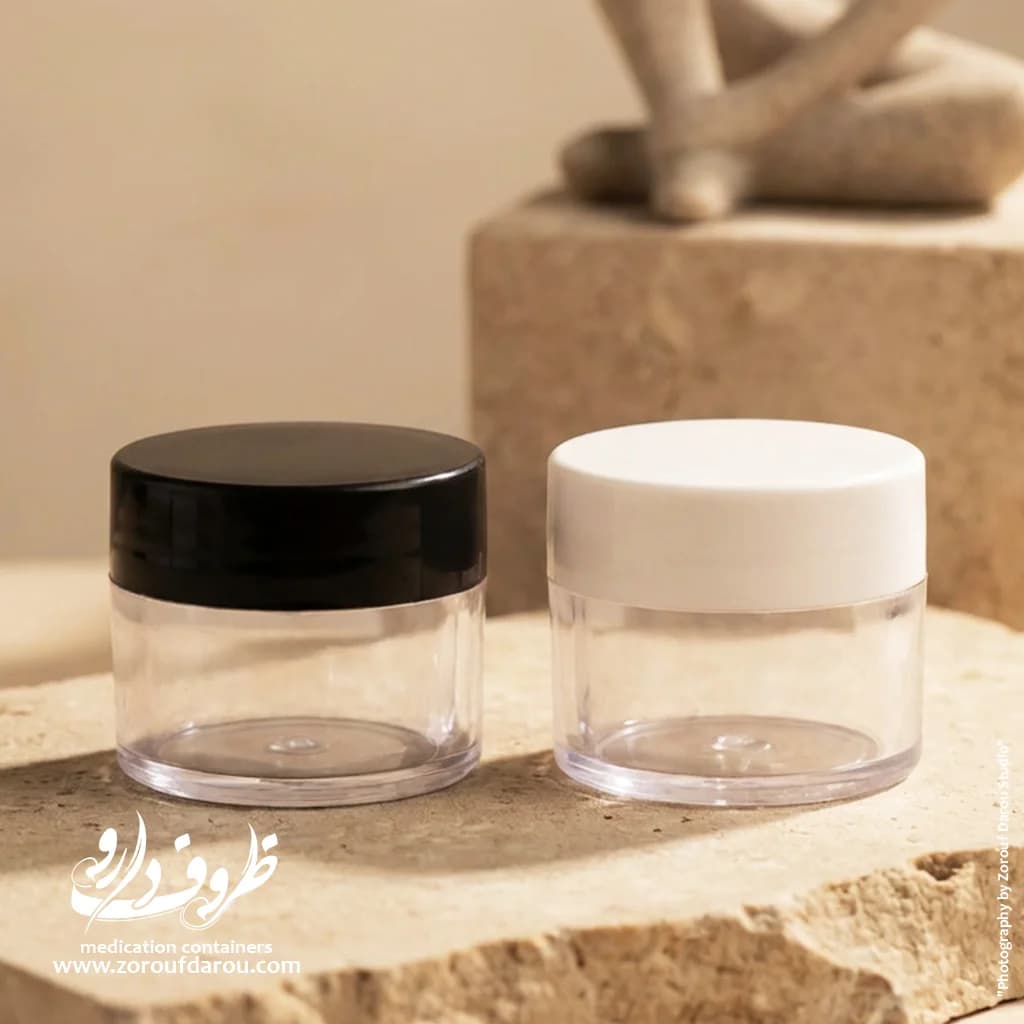قوطی کرم کریستال 10 گرمی ایستاده