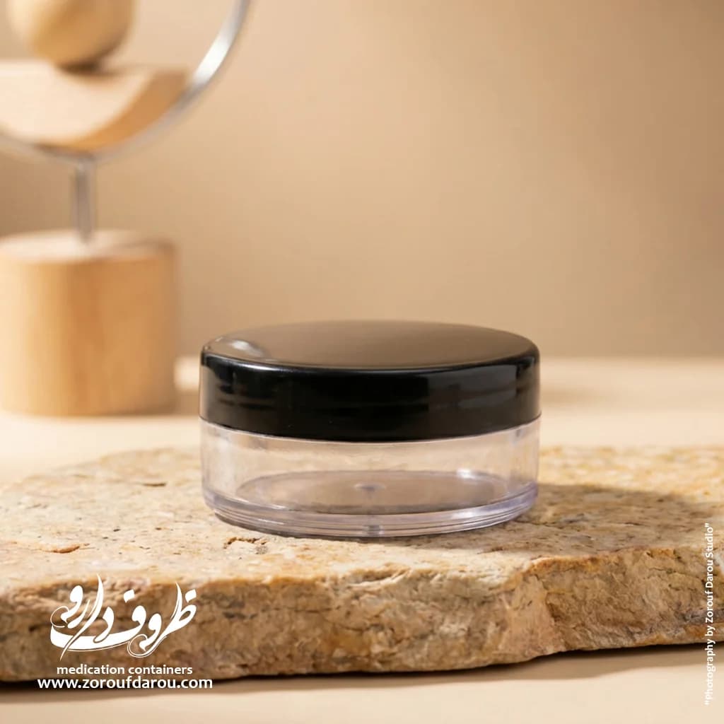 قوطی کرم کریستال 20 گرمی تخت — تصویر ۳