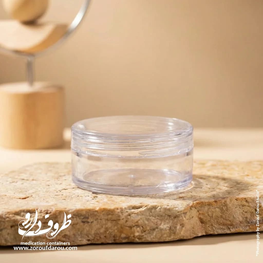 قوطی کرم کریستال 20 گرمی تخت — تصویر ۸