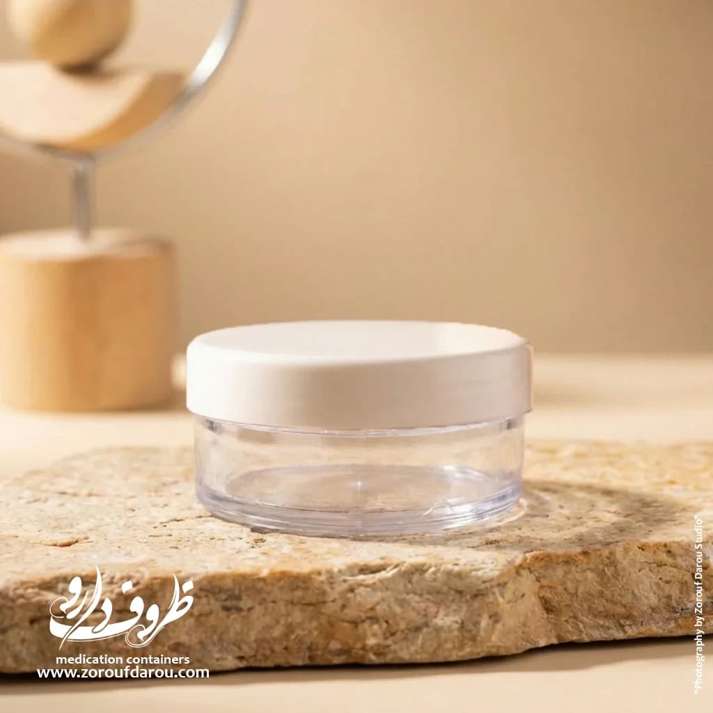 قوطی کرم کریستال 20 گرمی تخت — تصویر ۹