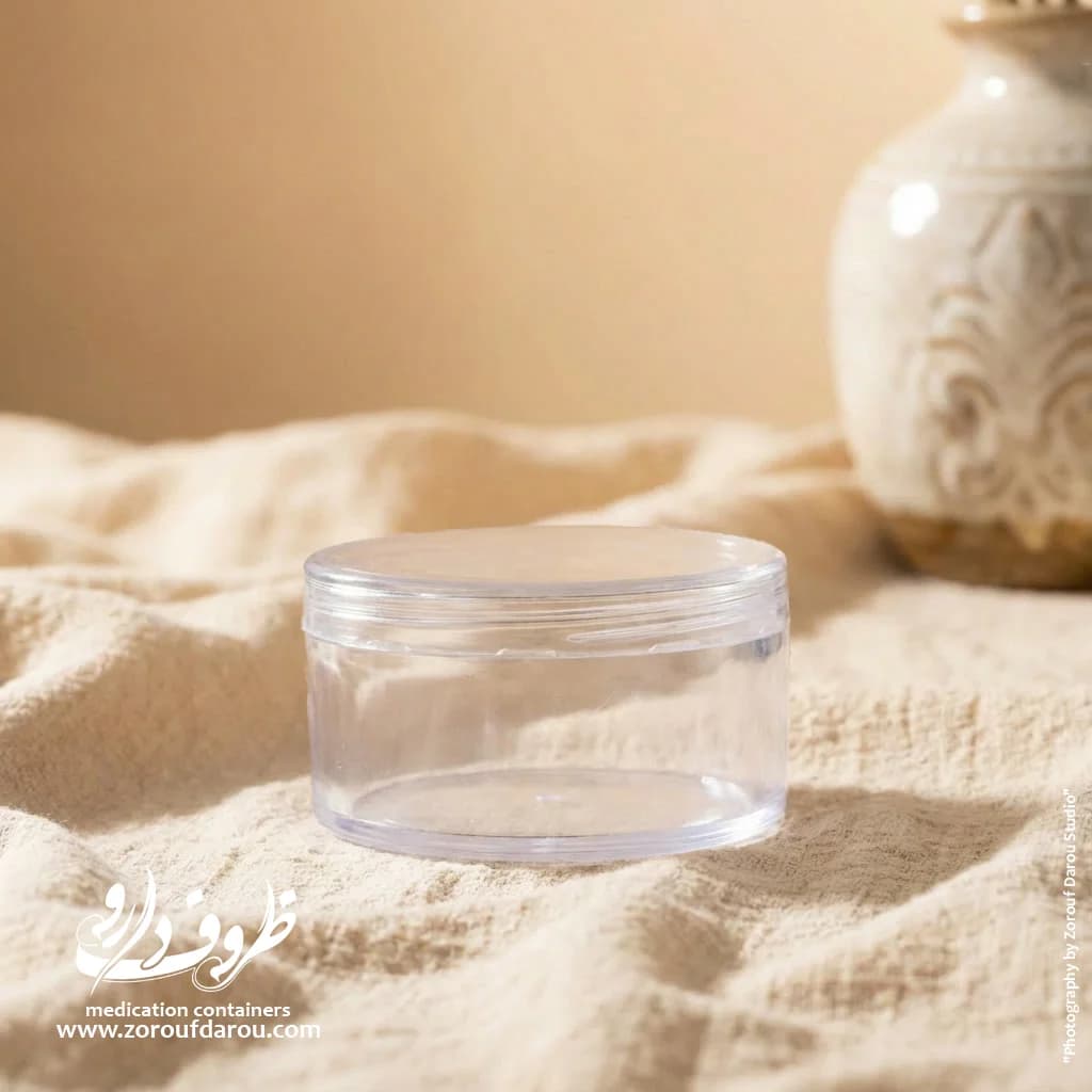 قوطی کرم کریستال 30 گرمی تخت — تصویر ۴