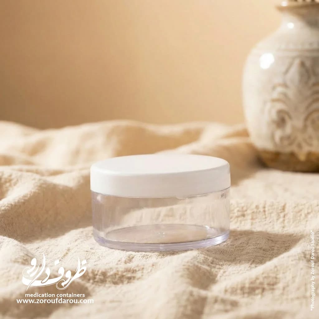 قوطی کرم کریستال 30 گرمی تخت — تصویر ۵
