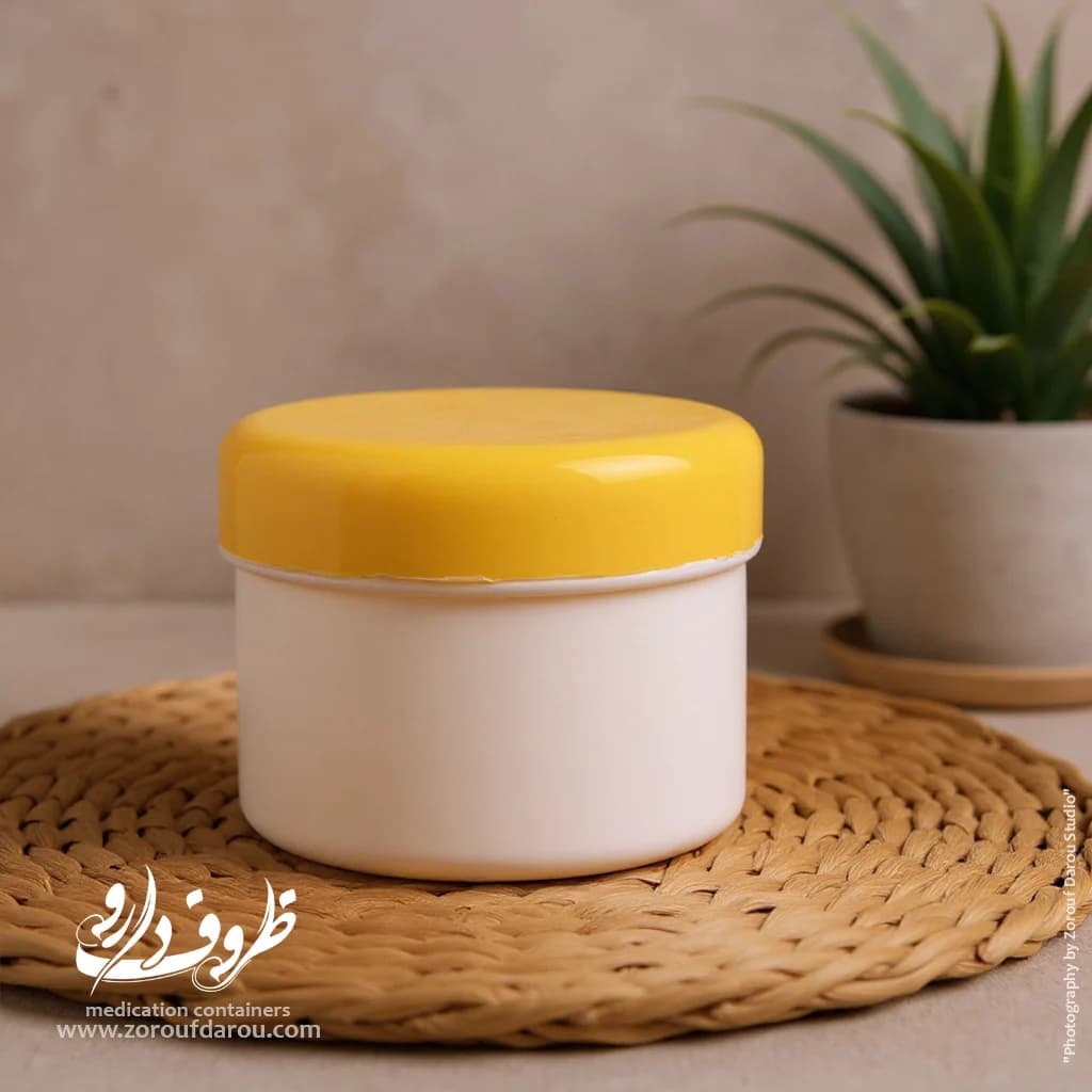 قوطی کرم درب پیچ 60 گرمی — تصویر ۶