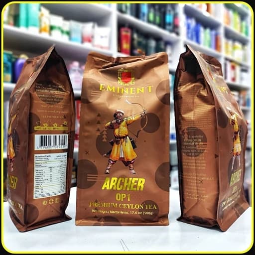 چای سیاه سیلان امیننت مدل آرچر (Eminent Archer OP1 Premium Ceylon Tea) – پاکت ۵۰۰ گرمی — تصویر ۶