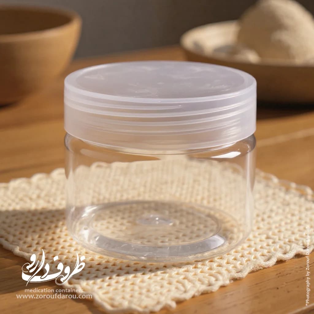 قوطی جار 150 سی سی دهانه 70 — تصویر ۵