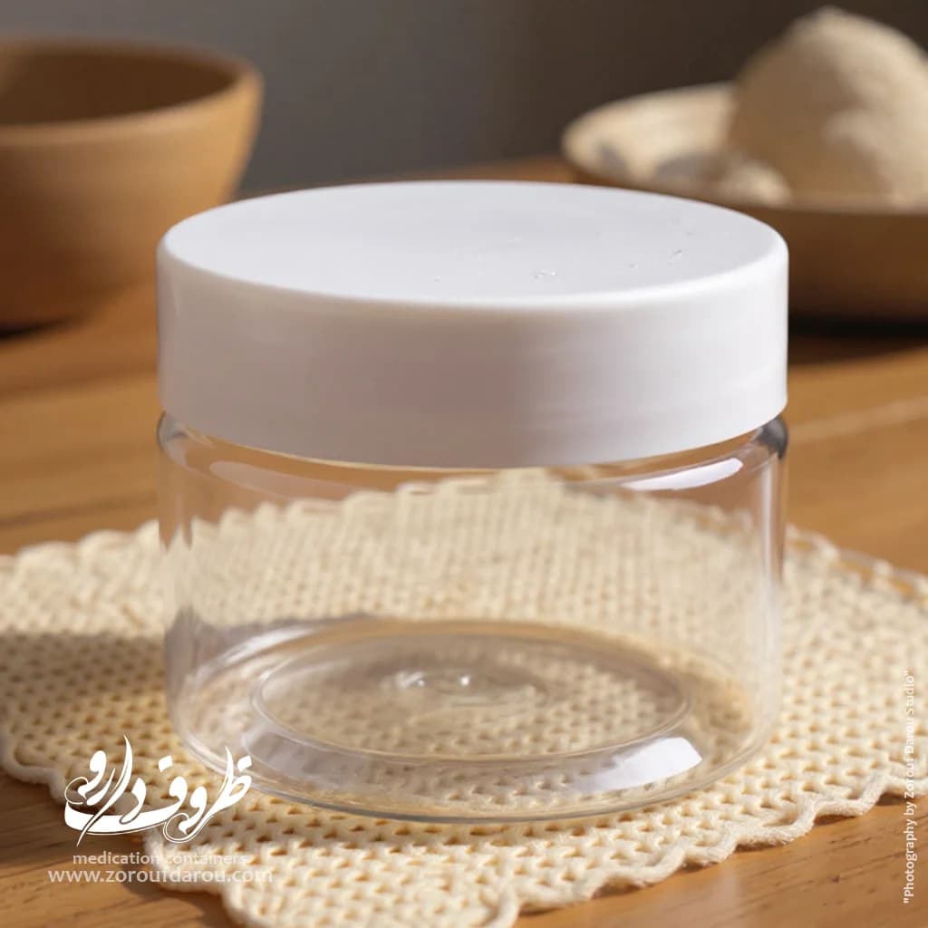 قوطی جار 150 سی سی دهانه 70 — تصویر ۶