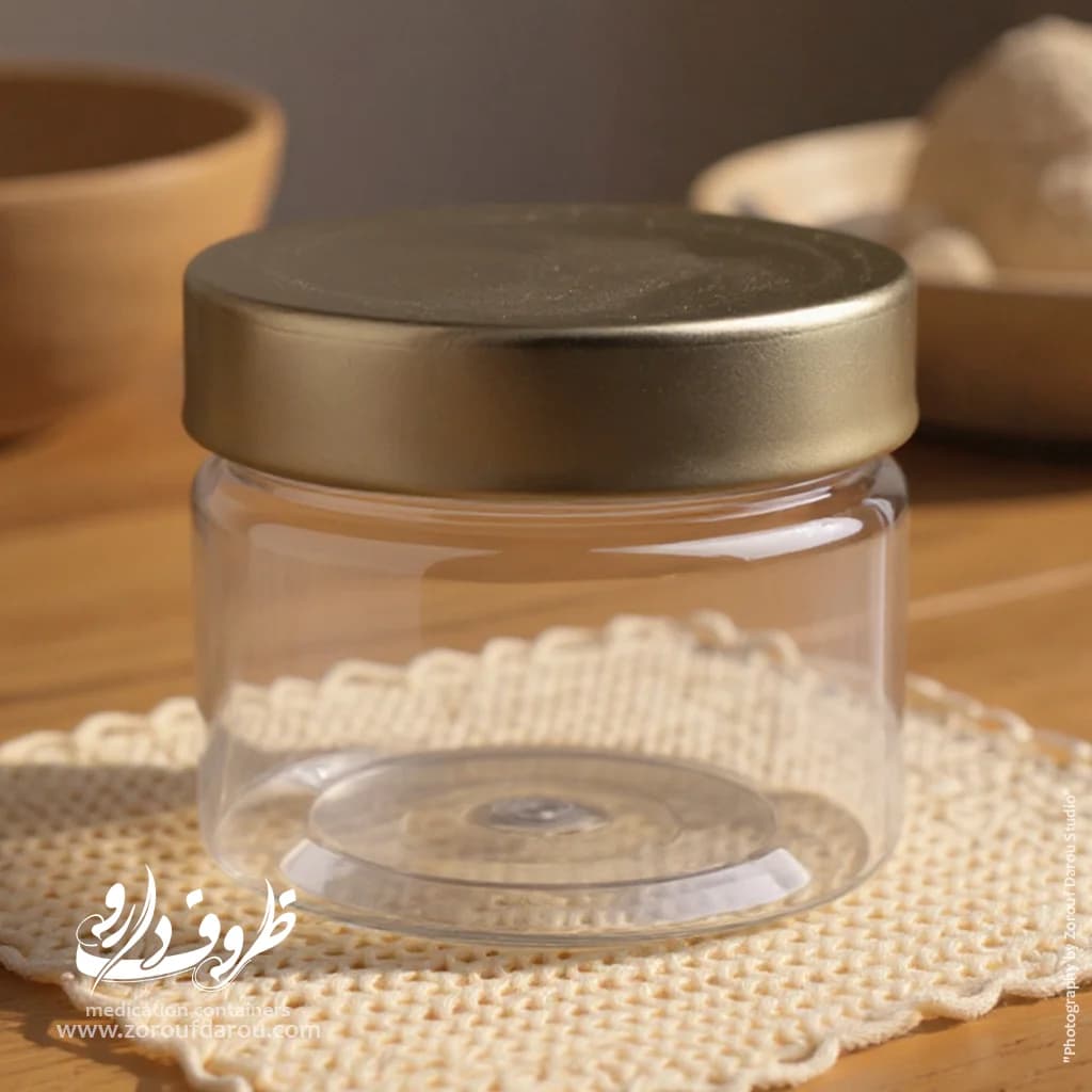 قوطی جار 150 سی سی دهانه 70 — تصویر ۱۲