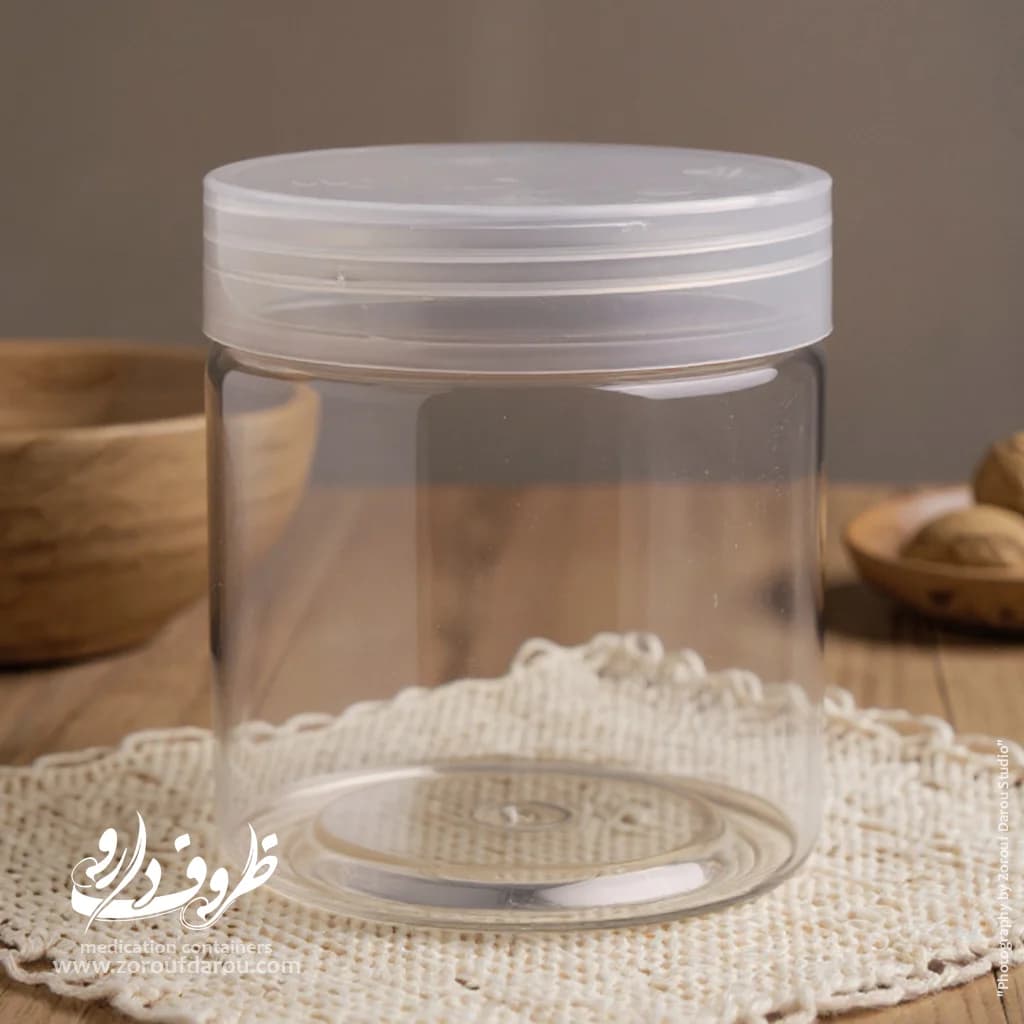 قوطی جار 250 سی سی دهانه 70 — تصویر ۷