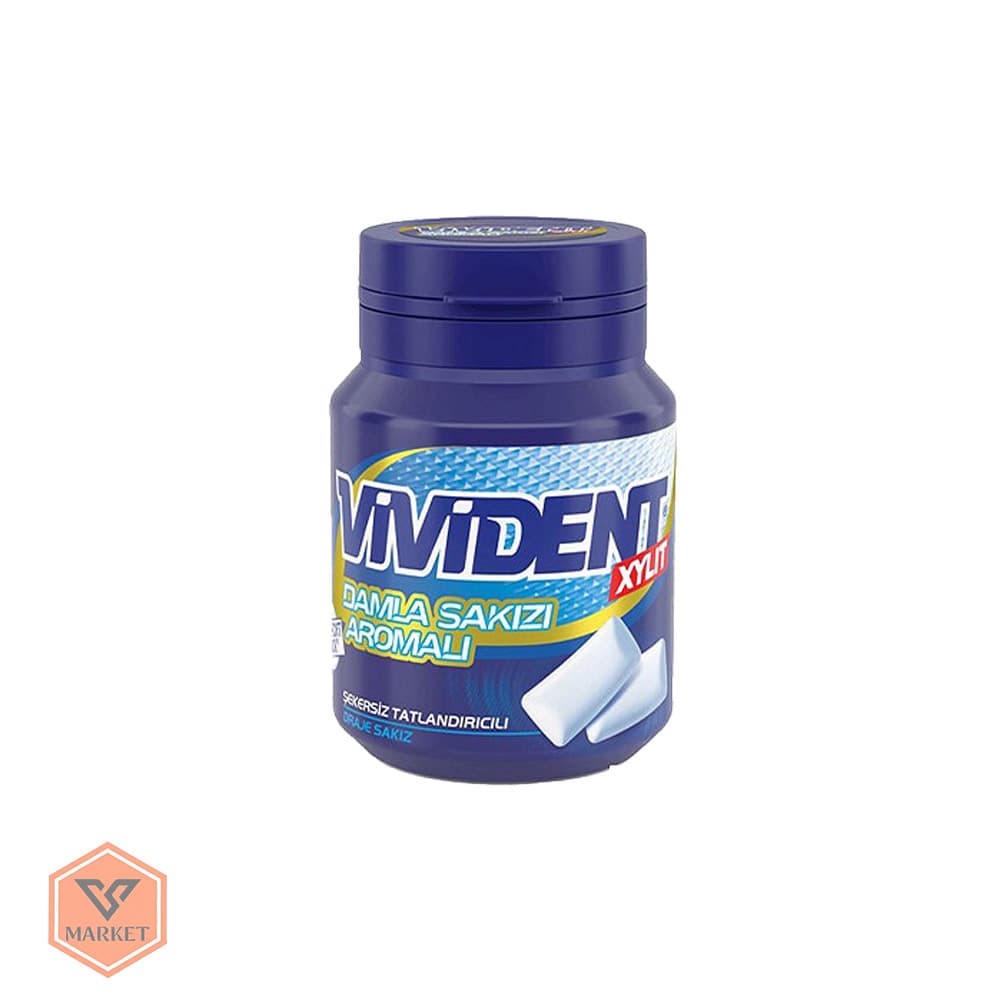 خرید آدامس بدون قند ویویدنت با طعم مصطکی (Vivident Xylit Damla Sakizi) – قوطی۳۳ گرمی